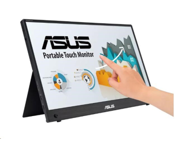 ASUS LCD 15.6" MB16AMTR ZenScreen Touch 1920x1080 IPS Built-in Battery Mini-HDMI Compatible with Laptops, Smartphones