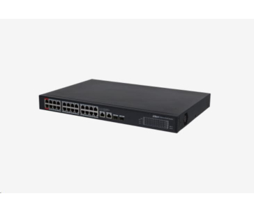 Dahua PFS3228-24GT-360-V2, PoE switch 26/24, 24x Gb PoE/2x Gb RJ/SFP combo