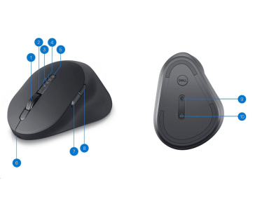 DELL MYŠ Premier Rechargeable Mouse - MS900