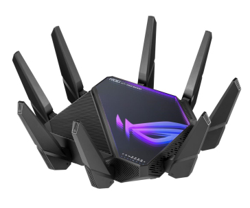 ASUS ROG Rapture GT-AX16000 (AXE16000) WiFi 6E Extendable Gaming Router, 10G & 2.5G porty, Aimesh, 4G/5G