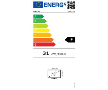 Philips MT VA LED 34" 346E2LAE/00 - VA panel, 3440x1440, HDMI, DP, USB-C, USB, repro, nastaveni vysky