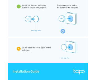 TP-Link Tapo S200D chytré tlačítko s montážním rámečkem