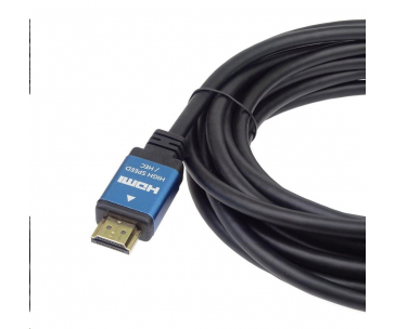 PREMIUMCORD Kabel HDMI - Ultra HDTV, 0.5m (kovové, zlacené konektory)