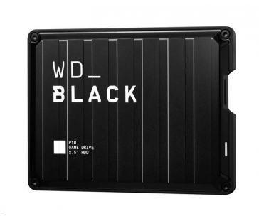 WD BLACK P10 Game Drive 4TB, Externí HDD, USB 3.0, černá