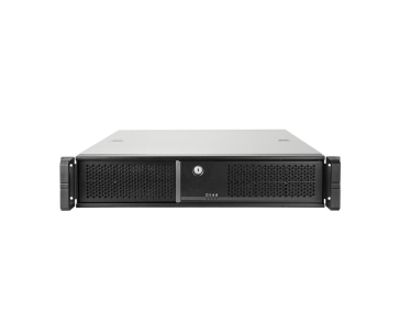 CHIEFTEC skříň Rackmount 2U mATX/ATX, UNC-209SR-B, 400W PSU, 20" Slide Rail, Black