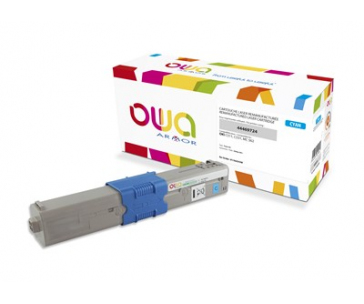 OWA Armor toner pro OKI C511, C531, MC 562, 5000 Stran, 44469724, modrá/cyan