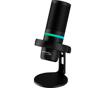 HyperX DuoCast - USB Microphone (Black) - RGB Lighting (HMID1R-A-BK/G) - Mikrofon