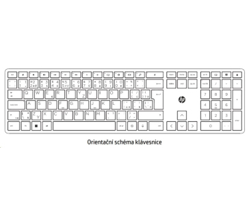 HP 225 Wireless Keyboard CZ-SK