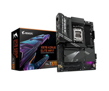 GIGABYTE MB Sc AM5 X870 A ELITE WIFI7, AMD X870, 4xDDR5, 2xHDMI, 2xThunderbolt, WiFi