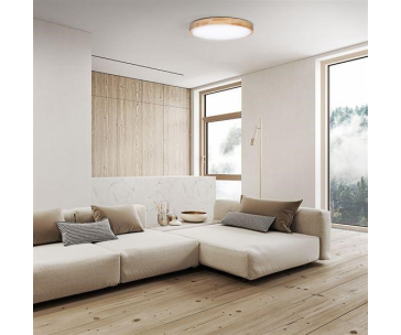 Solight LED osvětlení s dálkovým ovladačem Solid Oak, 60W, 4200lm, 51cm, změna chromatičnosti, stmívatelné