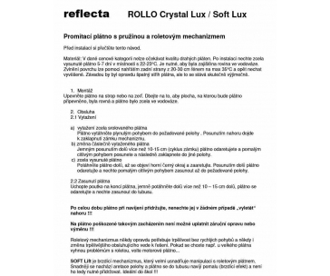 Reflecta MOTOR Crystal 200x154cm (16:10, 91"/231cm, 196x121cm) plátno RC motorové