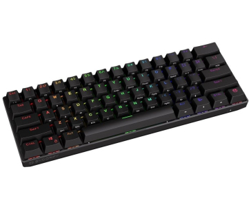 Endorfy herní klávesnice Thock Compact BLK RGB /USB/ black sw. / bezdrátová / mechanická / US layout / mini /černá RGB