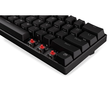 Endorfy herní klávesnice Thock Compact Red/ drátová / USB / red switch / mechanická / US layout / černá RGB