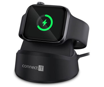 CONNECT IT Bezdrátová nabíječka WatchCharger pro Apple Watch, Černá