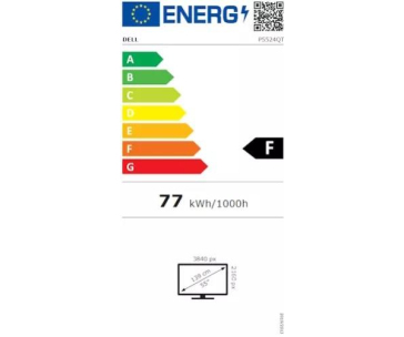 DELL LCD P5524QT - 55"/IPS/LED/4K UHD/3840 x 2160/16:9/60Hz/9ms/1300:1/350 cd/m2/Speaker/HDMI/DP/VESA/3YNBD (210-BJKD)