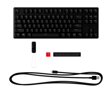 HyperX Alloy Origins Core PBT HX Aqua Gaming Keyboard-US - Klávesnice