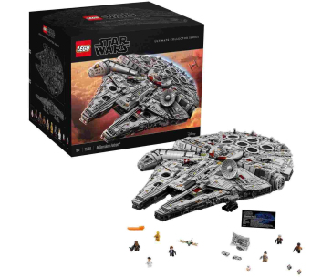 LEGO Star Wars 75192 Millennium Falcon, stavebnice, 7541 dílků, 2017