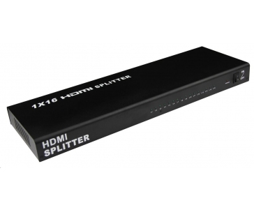 PREMIUMCORD HDMI splitter 1-16 Port kovový s napájecím adaptérem, 3D, FULL HD