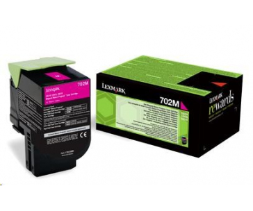 LEXMARK Magenta toner 702M pro CS310/410/510 z programu Lexmark Return (1 000 stran)