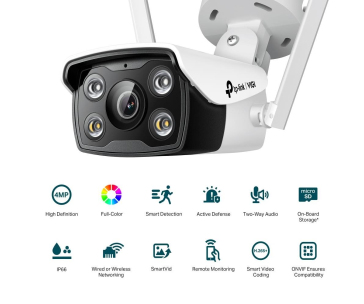 TP-Link VIGI C340-W(4mm), 4MP, Bullet, IR 30m, WIFI, Micro SD card