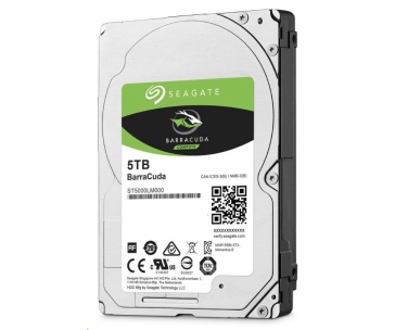 SEAGATE HDD 5TB BARRACUDA, 2.5", SATAIII, 5400RPM, 128MB Cache, 15mm