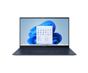 ASUS NTB Zenbook 15 OLED (UM3504DA-OLED332W), R7-7735U, 15.6" 2880 x 1620, 32GB, 1TB SSD, AMD Radeon, W11 Home, Blue