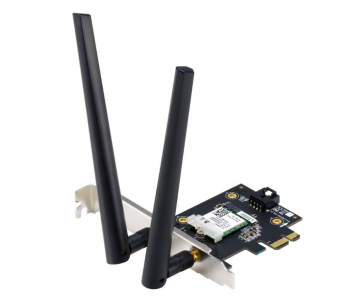 ASUS PCE-AXE5400 Wireless AXE5400 PCIe Wi-Fi 6E Adapter Card, Bluetooth 5.2