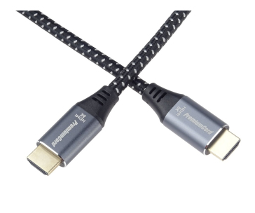 PREMIUMCORD Kabel Ultra HDMI 2.1 High Speed + Ethernet kabel 8K@60Hz, zlacené konektory, 5m