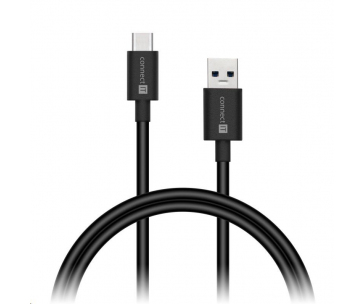 CONNECT IT Wirez USB-C (Type C) -> USB-A, USB 3.1 Gen 1, černá, 1 m