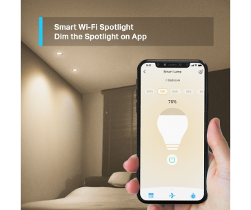 TP-Link Tapo L610 chytrá WiFi stmívatelná LED žárovka (bílá,2700K,350lm,2,4GHz,GU10)