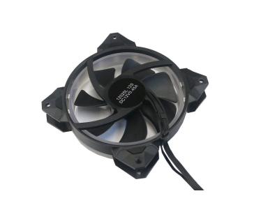 EUROCASE ventilátor RGB 120mm (Turbine blade, FullControl Led), set 2ks + controller