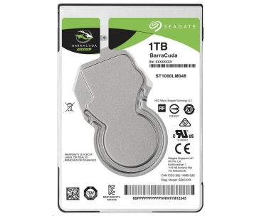 SEAGATE HDD 1TB BARRACUDA, 2.5", SATAIII, 5400 RPM, Cache 128MB, 7mm