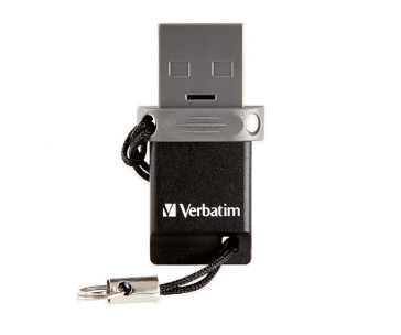 VERBATIM Dual USB Drive 16 GB - OTG/USB 2.0 for Smarphones & Tablets