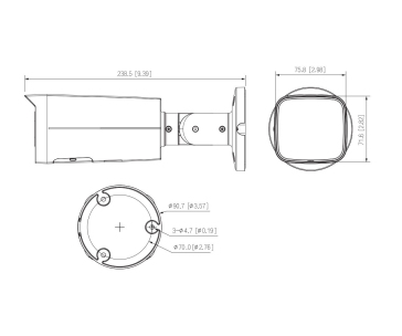 Dahua IPC-HFW2241T-ZAS-27135, IP kamera, 2Mpx, 1/2.8" CMOS, objektiv 2,7-13,5 mm, IR<60, IP67, IK10