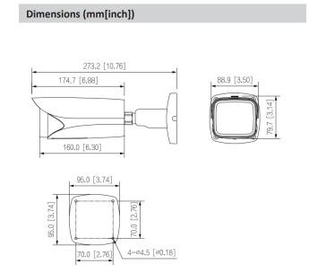 Dahua IPC-HFW5241E-Z12E-0560, IP kamera, 2Mpx, Bullet, 1/2.8" CMOS, objektiv 5-60 mm, IR<150, IP67, IK10