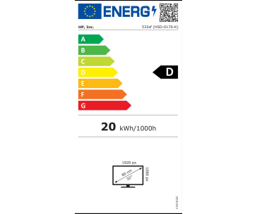 HP LCD 532sf, IPS matný 32" FHD 1920x1080, 300nit, 5ms, VGA, HDMI