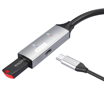 PremiumCord USB 3.2. repeater a prodlužovací kabel Male-Female, 5Gbps Aluminium 10m