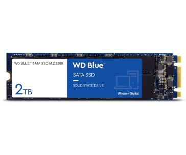 WD BLUE SSD 3D NAND WDS200T3B0B  2TB M.2 SATA, (R:560, W:530MB/s)