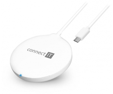 CONNECT IT MagSafe Wireless Fast Charge bezdrátová nabíječka, 15 W, bílá