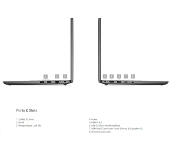 DELL NTB Latitude 3450/i5-1335U/8GB/512GB/14" FHD+/IR Cam & Mic/FgrPr/WLAN/Backlit Kb/W11 Pro/3Y PS NBD