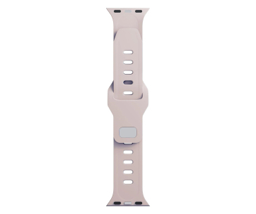 3mk Silicone Watch Strap pro Apple 42/44/45/49 mm Latte