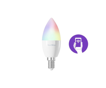 TechToy Smart Bulb RGB 4,4W E14 - polepeno