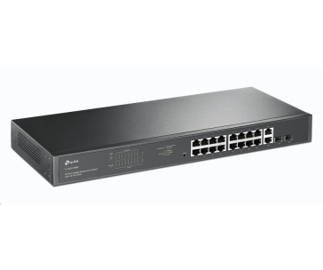 TP-Link CCTV switch TL-SG1218MP (16xGbE, 2xGbE/2xSFP combo, 16xPoE+, 250W)