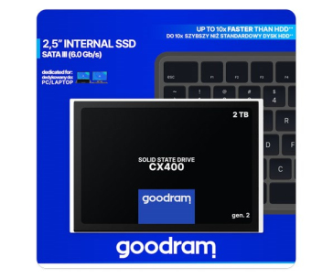 GOODRAM SSD CX400 Gen.2 2TB, SATA III 7mm, 2,5"