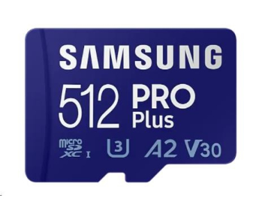 Samsung micro SDXC karta 512GB PRO Plus + SD adaptér