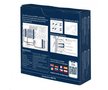 ARCTIC ventilátor F9 PWM PST, 92mm
