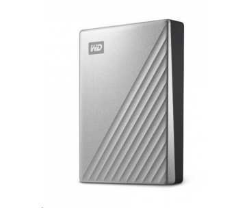 WD My Passport Ultra 4TB, Externí HDD, USB-C 3.0, stříbrná