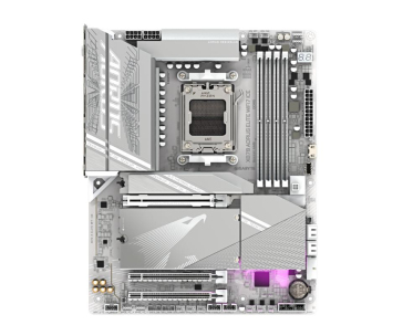 GIGABYTE MB Sc AM5 X870 A ELITE WF7 ICE, AMD X870, 4xDDR5, 2xHDMI, 2xThunderbolt, WiFi