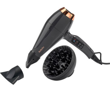 BaByliss Italian Air Pro 2200 6719DE fén na vlasy, 2200 W, 3 teploty a 2 rychlosti, ionizace, černá