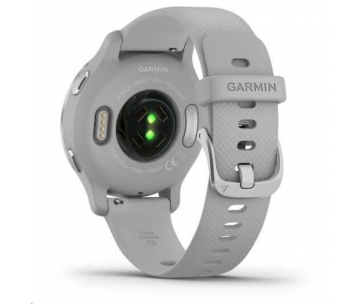 Garmin GPS sportovní hodinky Venu2S Silver/Gray Band, EU